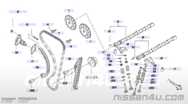 Tensioner chain SR20DE Nissan 13070-2J203 C23/ N15/ P11/ WP11 Used part.