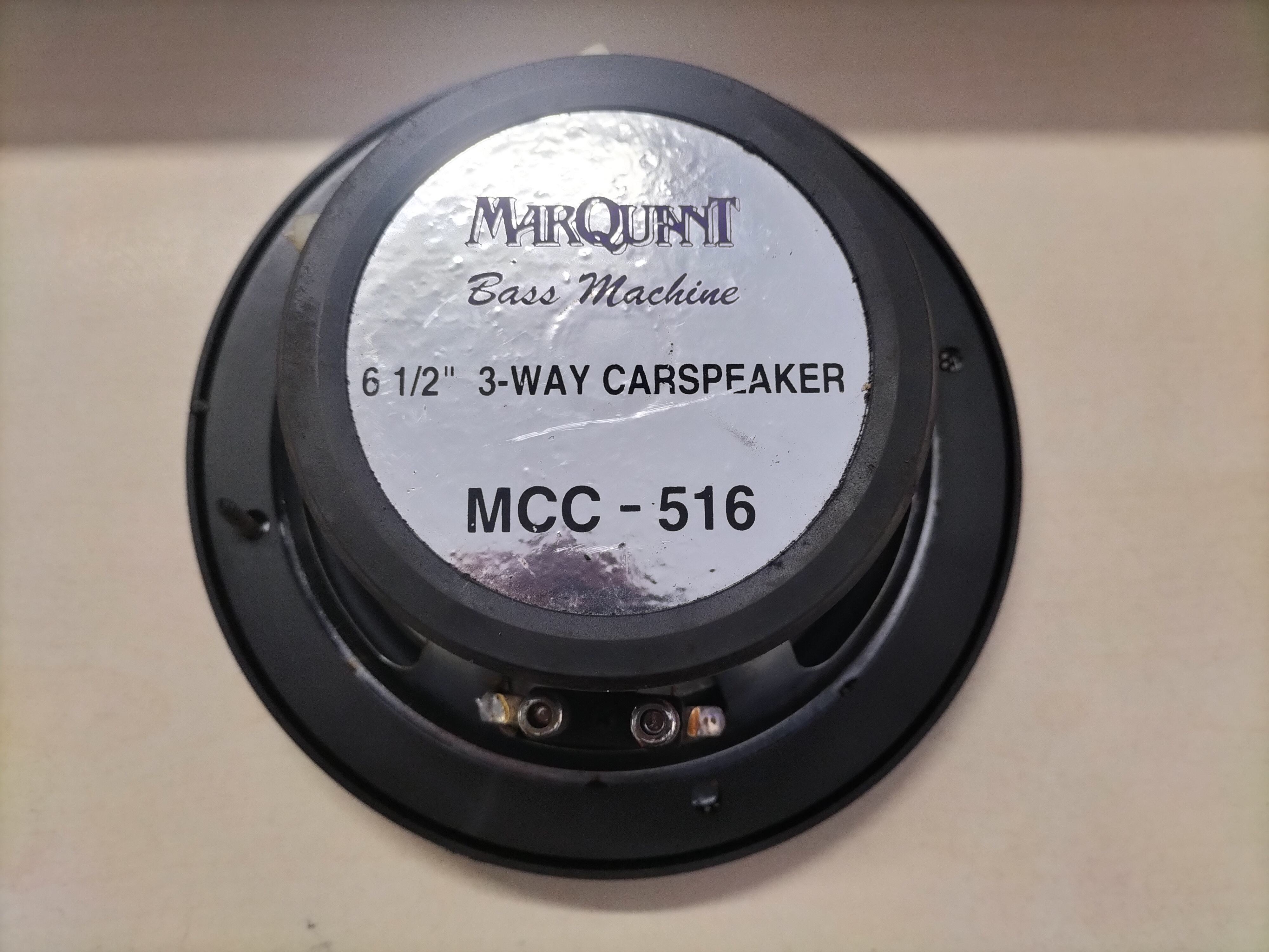 Speaker Marquant bass machine 6 1/2'' 3-way carsppeaker MCC-516 (20250726) Gebruikt.