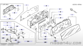 Kabeldoorvoer kilometerteller Nissan Terrano2 R20 25056-0F000