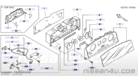 Shaft flexible, speedometer Nissan Terrano2 R20 25050-0F010