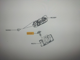Achterklepsluiting Nissan Micra K14 90570-5FA0A Gebruikt.