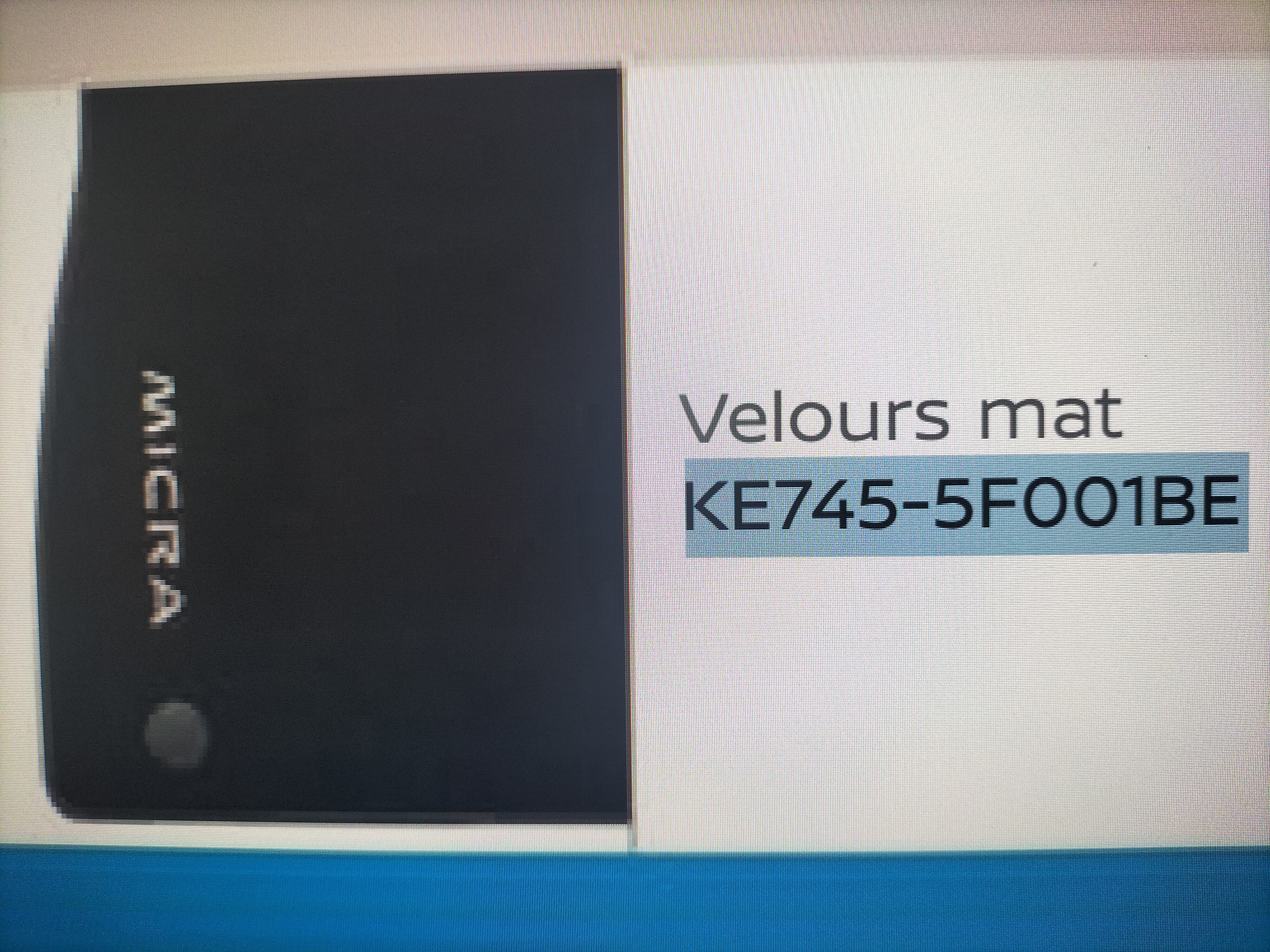 Vloermattenset grijs Nissan Micra K14 KE745-5F001BE Origineel.