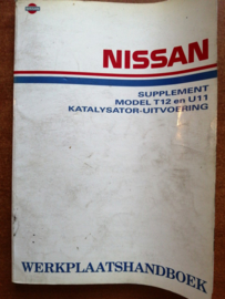 Werkplaatshandboek '' Model T12 & U11 '' Supplement SM6D-T1U1G0 Nissan Bluebird