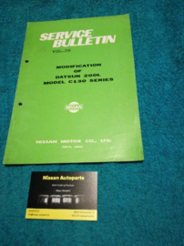 Service Bulletin Nissan Datsun Volume 236
