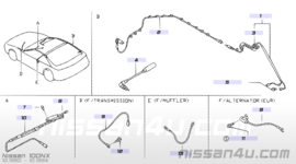 Antenne Nissan 100NX B13 28205-65Y00 Origineel.