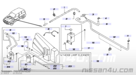 Ruitensproeierpompje Nissan Terrano2 R20 28920-7F000