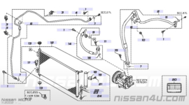 Aircocondensor Nissan E11/ K12 92100-AX80B Nieuw