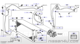 Condenser & liquid tank-assy Nissan E11/ K12 92100-AX80B New