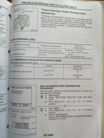 Service manual '' Model R20 Supplement Volume 1 '' SM8E-R20E0E Nissan TerranoII