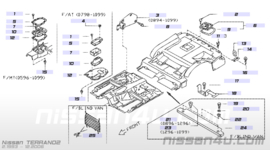 Montagering versnellingspookhoes Nissan 74815-31G00