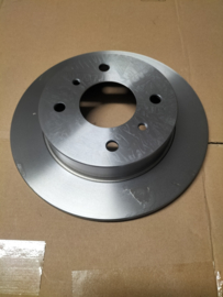 Remschijf achteras 258mm Nissan 43206-99J01 N16/ P10/ P11/ WP11 Nieuw.