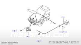 Motorkapsluiting Nissan Terrano2 65601-0F000