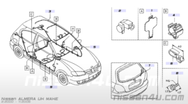 Interieurkabelboom Nissan Almera N16 24014-BN908