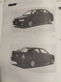 Product bulletin ''Nissan Primera P10 series, new model introduction'' PB1E-0P10E0B Gebruikt.