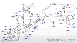 Achterdemper Nissan Primera P11 2.0 20100-3J400