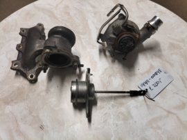 Manifold-exhaust with turbocharger Nissan Micra K14 14411-00Q4E Used part.