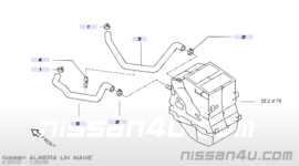 Kachelslang inlet Nissan Almera (Tino) N16/V10 92400-BN000