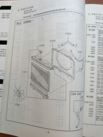 Collision parts catalog model D21 series Nissan King Cab D21 EC-097