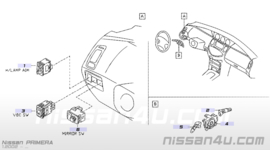 Afdekkap montageschroef Nissan 100NX B13 66940-65Y00