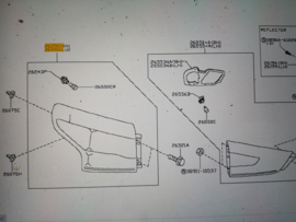 Achterlicht rechts buitenste Nissan Qashqai J11 26550-4EA0A Nieuw.