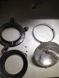 Headlamp right-hand with mounting frame Nissan Patrol 160 26010-C8510 Original