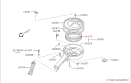 Element air Nissan Micra K10 16546-01B00 New.