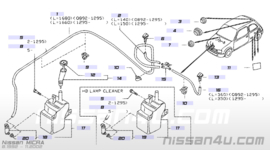 Ruitensproeierreservoir Nissan Micra K11 28910-5F001