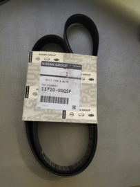 Multiriem 6PK1130 K9K Nissan 11720-00Q5F E12/ F15/ J11/ K14/ M20M Origineel.