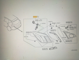 Achterlicht rechts Nissan Murano Z51 26550-1AM0B