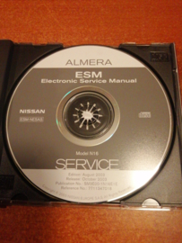 Electronic Service manual '' Model N16 series '' Nissan Almera N16 SM3E00-1N16E1E Used part.