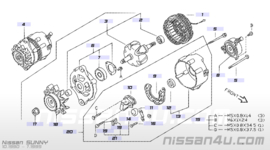 Dynamodeksel CD20 Nissan 23127-57J03