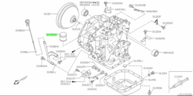 Oil filter assy-auto transmission Nissan 31726-AN800 Original.