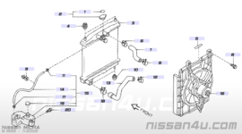 Koelwaterslang expansievat Nissan Micra K11 21741-4F100