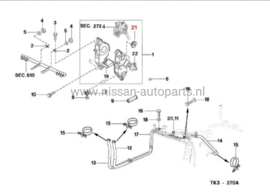 Kachelweerstand Nissan Atleon TK3 27150-Y9500 Origineel.