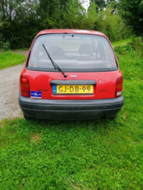 Nissan Micra K11 CG10DE red 1993. New in from 7-10-2023