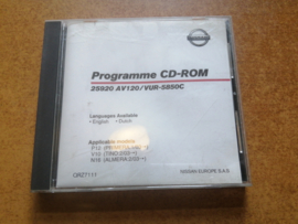 Programme CD-ROM 25920-AV120 / VUR-5850C N16/ P12/ V10 Used part.