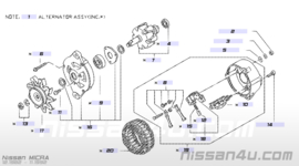 Dynamo Nissan Micra K10 23100-01BR5EX