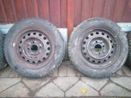 Set steel wheels 185/65R14 Good Year Fect Nissan Primera P11 40300-2F000 (20240807) Used set.