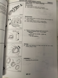 Service manual '' Model P11 series '' Volume 2 SM6E-0P11E0E + Volume 1+ 2 SM7E-P11SE0E supplement II Nissan Primera P11 pre-Facelift. Used part.