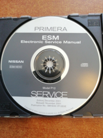 Electronic Service manual '' Model P12 series '' Nissan Primera P12 SM1E00-1P12E0E Gebruikt.