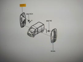 Handle assy-front door outside, right-hand Nissan 80606-00QAC Original.