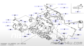Vacuümslang Nissan Almera N16 QG15DE/QG18DE 22320-9F612