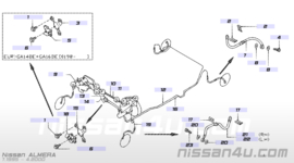 Bevestigingssteun proportioneel remventiel Nissan 46260-64J01