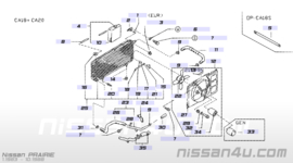 Onderste radiateurslang Nissan Prairie M10 21504-04R01