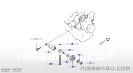 Spanrol multiriem Nissan Micra K11 11927-4F100