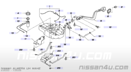 Ontluchtingsslang brandstoftank Nissan 17226-5M301 N16/ P12