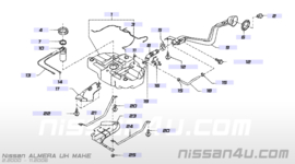 Brandstoftanktank Nissan Almera N16 17202-5M315