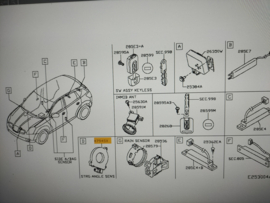Stuurhoeksensor Nissan Qashqai J10 47945-JD00A (47945-JD000) Nieuw.