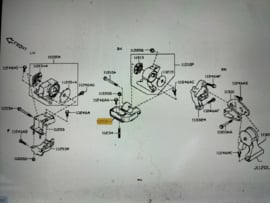 Bracket-engine mounting, front right-hand Nissan Pixo UA0 11246-4A00B (11640M51KA1) ) Original.