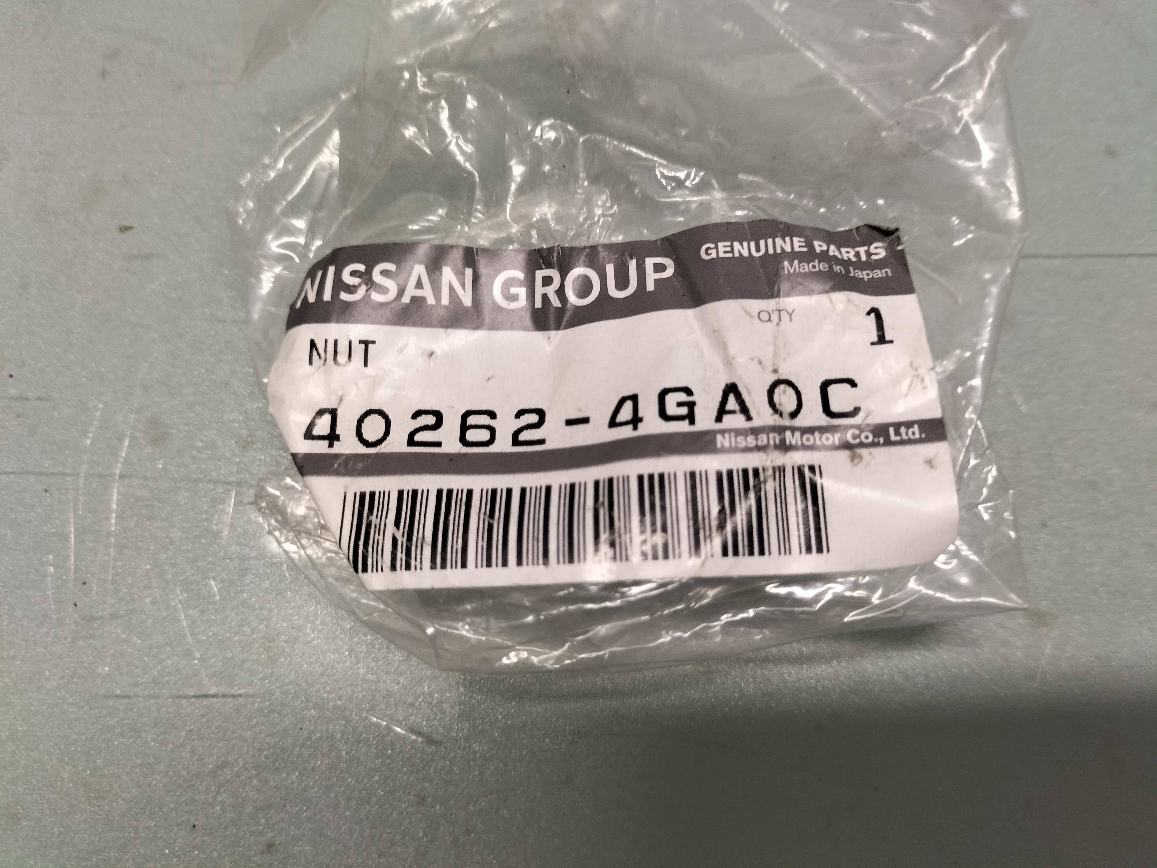 Aandrijfasmoer Nissan 40262-4GA0C Origineel